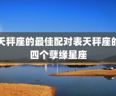 天秤座的最佳配对表天秤座的四个孽缘星座