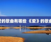 爱的歌曲有哪些 《爱》的歌曲 