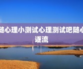 随心理小测试心理测试吧随心逐流