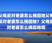 父母反对老婆怎么挽回她父母反对老婆怎么挽回她？父母反对老婆怎么挽回她呢