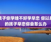 孩子你学啥不好学早恋 你以后的孩子早恋你会怎么办