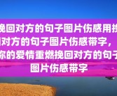 挽回对方的句子图片伤感用挽回对方的句子图片伤感带字，让你的爱情重燃挽回对方的句子图片伤感带字