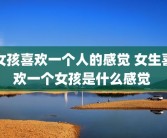 女孩喜欢一个人的感觉 女生喜欢一个女孩是什么感觉 
