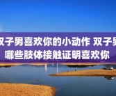 双子男喜欢你的小动作 双子男哪些肢体接触证明喜欢你 