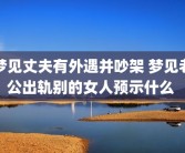 梦见丈夫有外遇并吵架 梦见老公出轨别的女人预示什么 