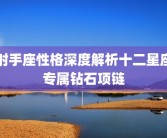 射手座性格深度解析十二星座专属钻石项链