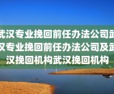 武汉专业挽回前任办法公司武汉专业挽回前任办法公司及武汉挽回机构武汉挽回机构