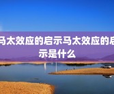 马太效应的启示马太效应的启示是什么