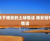 关于晚安的土味情话 晚安短句 情话 