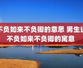 不负如来不负卿的意思 男生说不负如来不负卿的寓意 