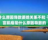 什么原因导致婆媳关系不和 子宫肌瘤是什么原因导致的