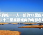 只有唯一一人一部的12星座电影 十二星座最经典的电影名字