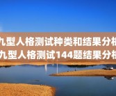 九型人格测试种类和结果分析 九型人格测试144题结果分析