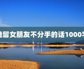 挽留女朋友不分手的话1000字