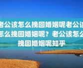 老公该怎么挽回婚姻呢老公该怎么挽回婚姻呢？老公该怎么挽回婚姻呢知乎