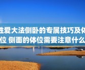 性爱大法侧卧的专属技巧及体位 侧面的体位需要注意什么
