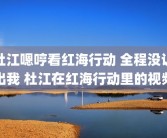 杜江嗯哼看红海行动 全程没认出我 杜江在红海行动里的视频