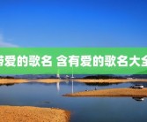 带爱的歌名 含有爱的歌名大全 