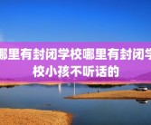 哪里有封闭学校哪里有封闭学校小孩不听话的