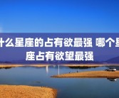 什么星座的占有欲最强 哪个星座占有欲望最强