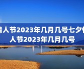 情人节2023年几月几号七夕情人节2023年几月几号