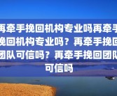 再牵手挽回机构专业吗再牵手挽回机构专业吗？再牵手挽回团队可信吗？再牵手挽回团队可信吗
