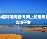 中国婚姻网查询 网上婚姻免费咨询平台 