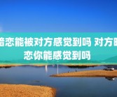 暗恋能被对方感觉到吗 对方暗恋你能感觉到吗 