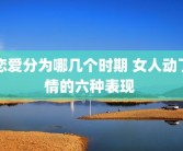 恋爱分为哪几个时期 女人动了情的六种表现 