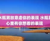 水瓶男故意虐你的表现 水瓶男心里有你憋着的表现 