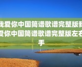 我爱你中国简谱歌谱完整版我爱你中国简谱歌谱完整版左右手