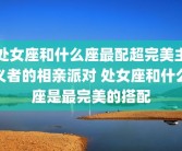 处女座和什么座最配超完美主义者的相亲派对 处女座和什么座是最完美的搭配
