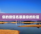 你的微信名暴露你的阶层