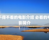 不得不看的电影介绍 必看的电影简介