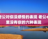 老公对你没感情的表现 老公心里没有你的六种表现 