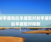 射手座和白羊座配对射手座和白羊座配对指数