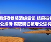 新婚夜我装清纯露馅 结果被老公虐待 深夜晚归被老公惩罚