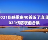 2021伤感歌曲40首听了流泪2021伤感歌曲合集