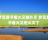 梦见房子着火又被扑灭 梦见房子着火又把火灭了 