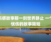 伤感故事那一刻世界静止 一个忧伤的故事简短