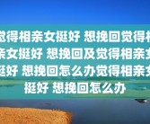 觉得相亲女挺好 想挽回觉得相亲女挺好 想挽回及觉得相亲女挺好 想挽回怎么办觉得相亲女挺好 想挽回怎么办