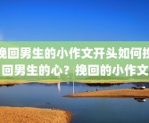 挽回男生的小作文开头如何挽回男生的心？挽回的小作文