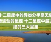 十二星座中的异类分手毫无情绪波动的星座 十二星座中最决绝的三大星座