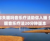 你失眠吗音乐疗法助你入睡 失眠音乐疗法20分钟版本