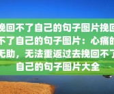 挽回不了自己的句子图片挽回不了自己的句子图片：心痛的无助，无法重返过去挽回不了自己的句子图片大全