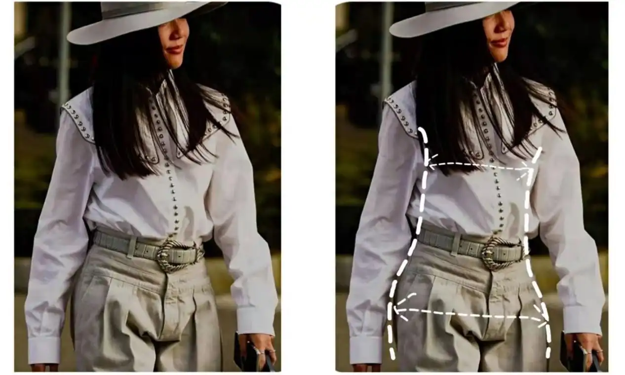 梨形微胖身材穿搭全攻略：5个藏肉显瘦小技巧，实用干货收藏版  第5张