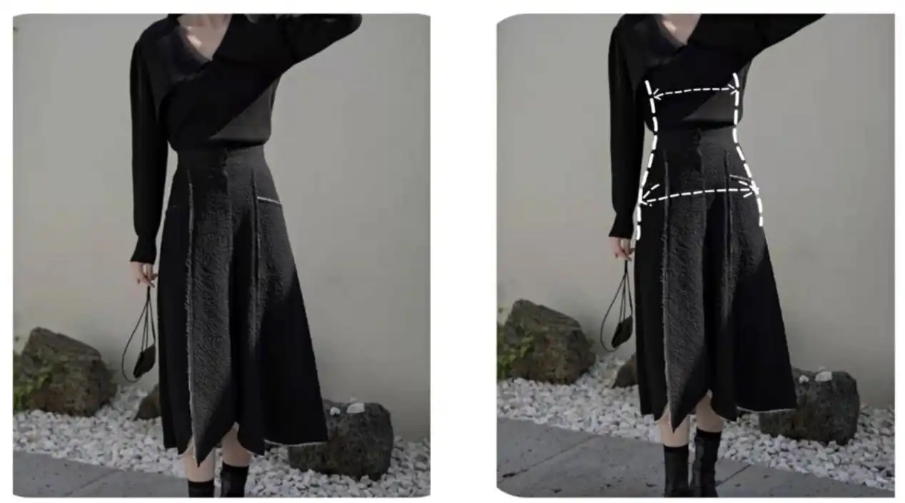 梨形微胖身材穿搭全攻略：5个藏肉显瘦小技巧，实用干货收藏版  第8张