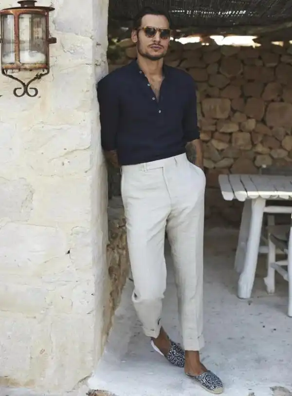 矮胖男士夏季穿搭攻略：裤子搭配显高瘦技巧  第6张