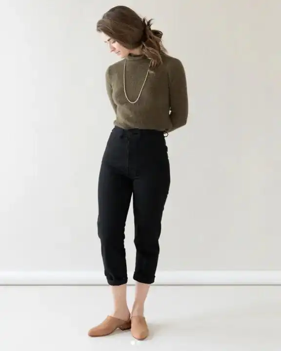 胖女孩秋季穿搭秘诀：50+女人告别土气，这4种搭配优雅又时髦  第4张