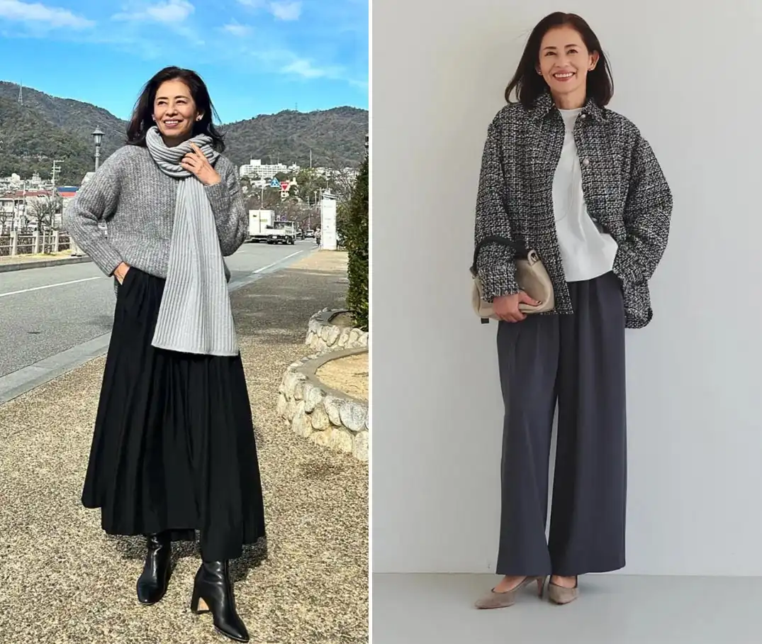 胖女孩秋季穿搭秘诀：50+女人告别土气，这4种搭配优雅又时髦  第10张